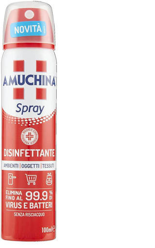 Amuchina Spray Disinfettante AMBIENTE, TESSUTI, OGGETTI 100 ml 