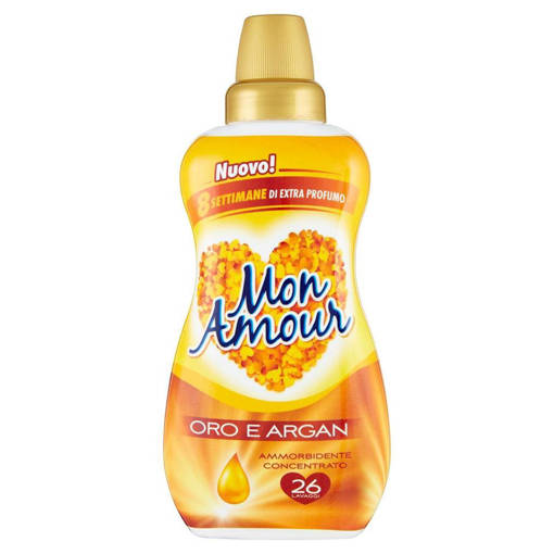 Mon Amour Ammorbidente Concentrato Oro e Argan 650 ml