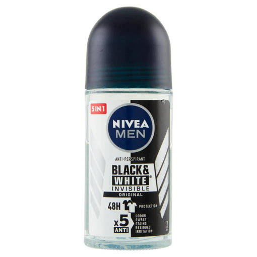 Nivea Men Anti-Perspirant Black & White Invisible Original 50 ml