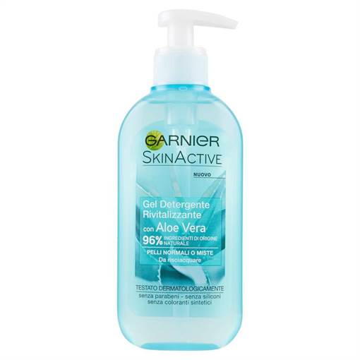 Garnier Gel Detergente Rivitalizzante Con Aloe Vera 200 ml