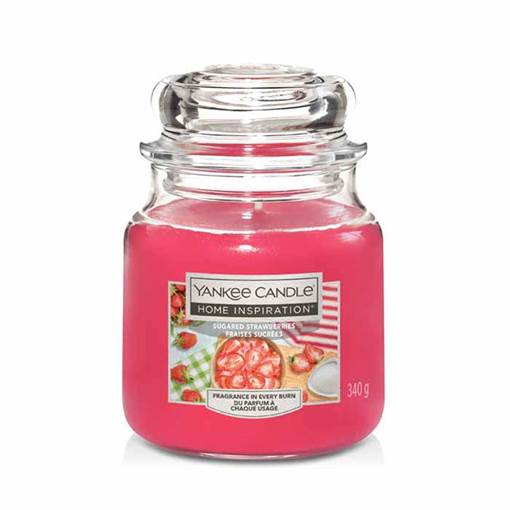Yankee Candles - Candela In Giara Media Sugared Strawberries 1729187E