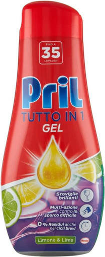Pril Tutto In Uno Gel Limone e Lime 630 ml 35 Lavaggi