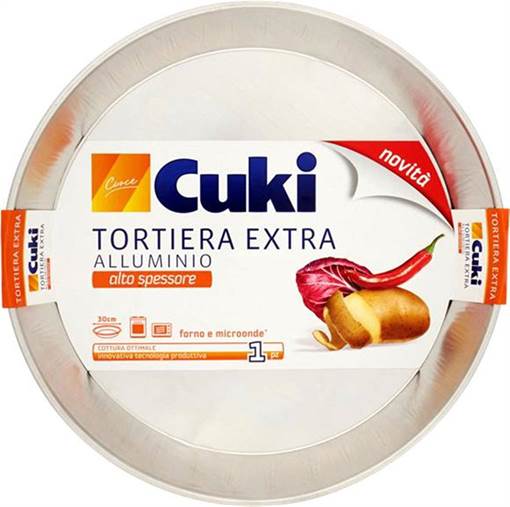 Cuki Teglie Extra Ts30 Torta, 1 Porzione, Vaschette Forno e Microonde