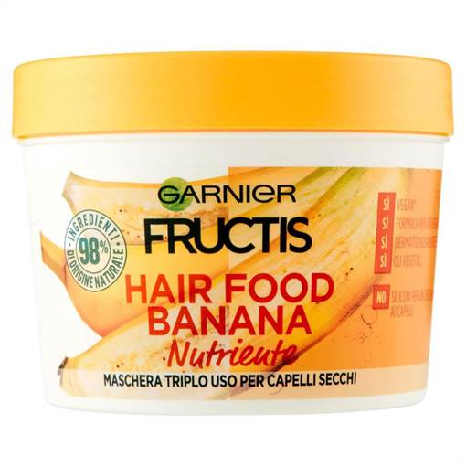 Fructis Maschera Hair Food Banana Nutriente 390 ml