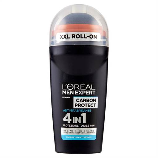 L'OREAL MEN EXPERT DEODORANTE ROLL-ON CARBON PROTECT 50 ML