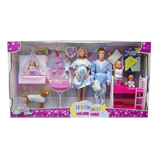 Simba - Steffi Love Pigiama Party Welcome Family - Dolce Attesa - Effetto Glow In The Dark 105733552009