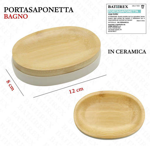 Bathrex Porta Saponetta In Ceramica