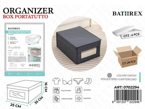 BOX PORTATUTTO 25X35X16CM