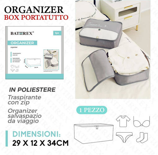 Bathrex Box Organizer 34*29*12Cm *1Pz