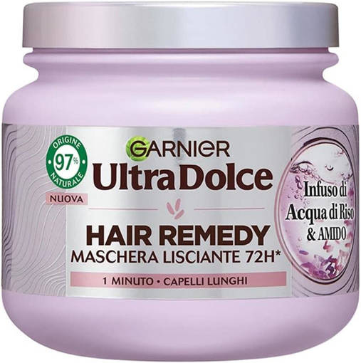 Ultra Dolce Maschera Hair Remedy Infuso Di Acqua Di Riso & Amido 340 Ml