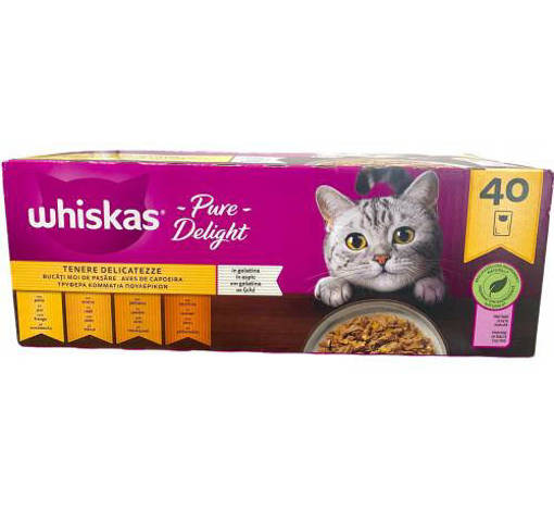 Whiskas Pure Deligh Tenere delic 40x85g