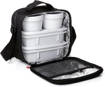 Tatay Kit Urban Food Casual Nero Borsa Ermetica 2 Contenitori Ovali 0,5 litri + 2 Contenitori da 0,2 litri