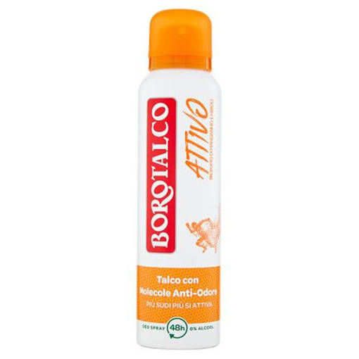 Borotalco Attivo Profumo di Mandarino e Neroli Deo Spray 150 ml