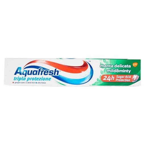Aquafresh Dentifricio 75 ml Tripla Protezione Menta Delicata