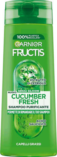 Fructis Shampoo Cocumber Fresh All'Estratto Di Cetriolo 250 ml