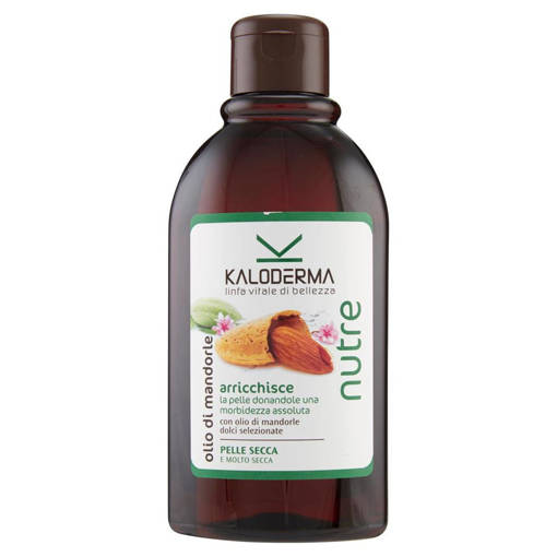 Kaloderma Olio Corpo con Olio di Mandorle 300 ml, Pelli Secche