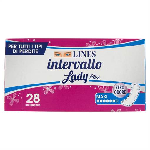 Lines Intervallo Lady Plus Maxi 28 pz