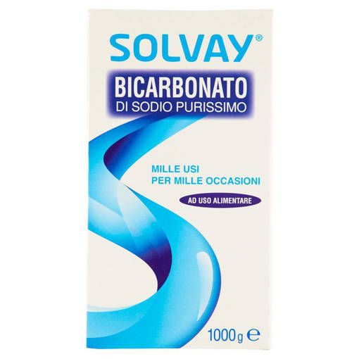 Solvay Bicarbonato di Sodio Purissimo 1000 gr