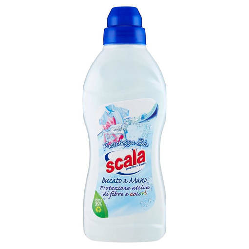 Scala Bucato a Mano e Lavatrice Freschezza Blu 750 ml