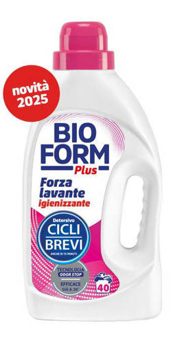 Bioform Plus Detersivo Liquido Cicli Brevi 40 Lavaggi