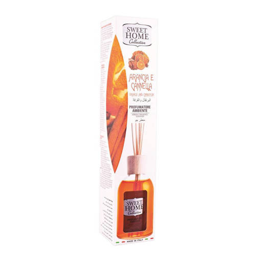 Sweet Home Deo Ambiente Bastoncini Arancia e Cannella 100 ml