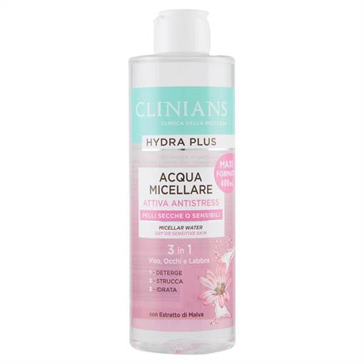 Clinians Acqua Micellare Hydra Plus Purificante 400 ml Antis