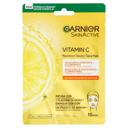 Garnier Skinactive Vitamina C Maschera Tessuto 28 gr