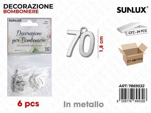 DE ORAZIONE PER BOMBONIERE 1,8CM