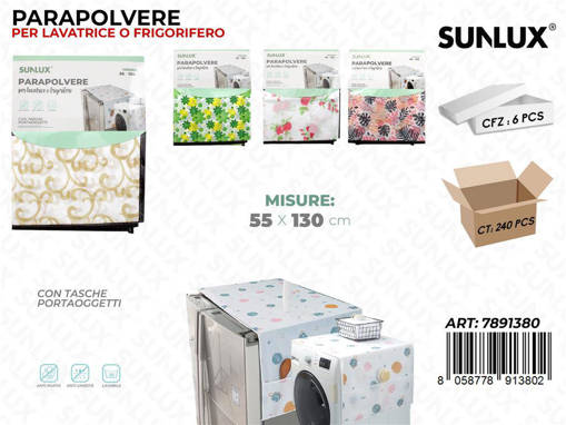 Sunlux Parapolvere Lavatr. Frigo 55*130Cm Pz Da 6**