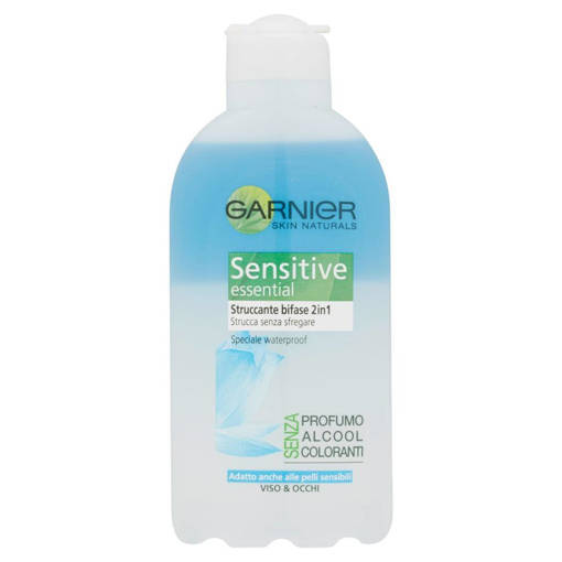 Garnier Sensitive Essential Struccante Delicato Bifase Viso e Occhi 200 ml