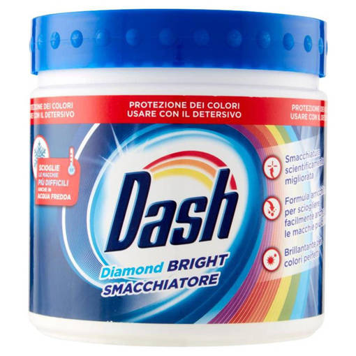 Dash Smacchiatore Polvere 500 gr Colorati