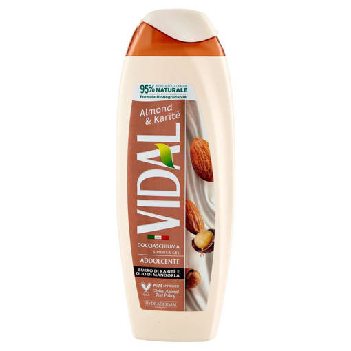 Vidal Doccia Schiuma 250Ml - Restyling Almond & Karite ml 250