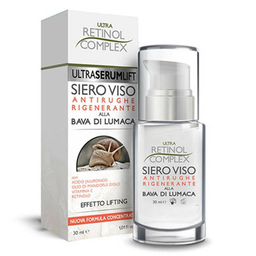 Ultra Retinol Complex Siero Viso Antirughe Rigenerante Alla Bava Di Lumaca 30 ml