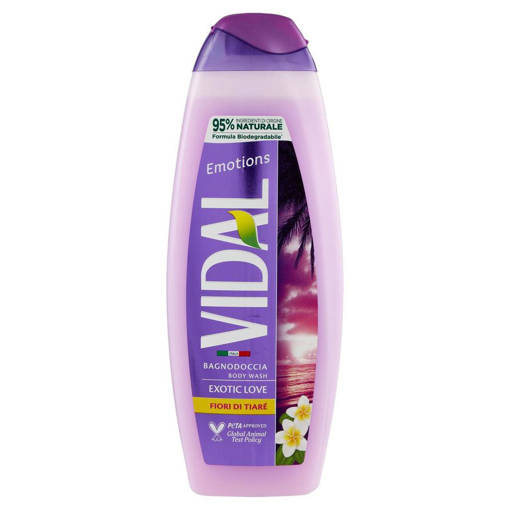 Vidal Bagno Schiuma Emotions Fiori Di Tiaré 500 ml