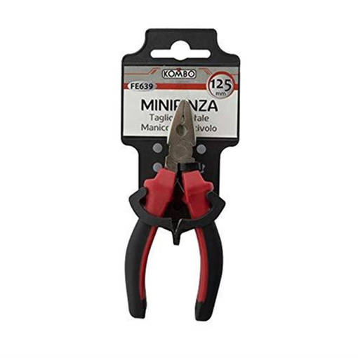 Kombo Mini Pinza In Acciaio Forgiato A Caldo, L= 125Mm,  Manico Ergonomico E Antiscivolo