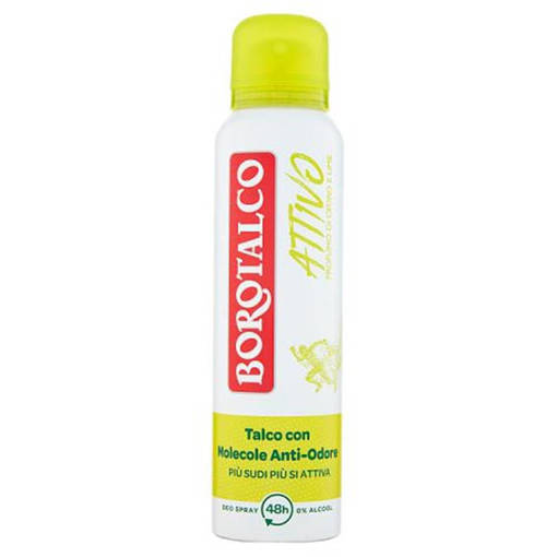 Borotalco Attivo Profumo di Cedro e Lime Deo Spray 150 ml