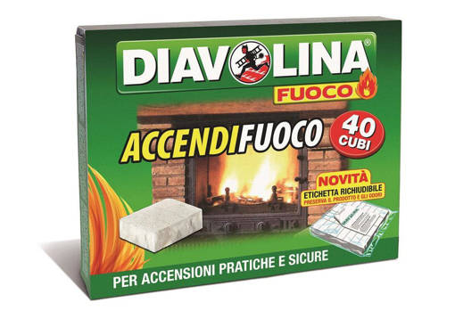 Diavolina Accendifuoco 40 Cubi